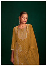 Load image into Gallery viewer, Meera _ Woven Jaquard chanderi Suit set
