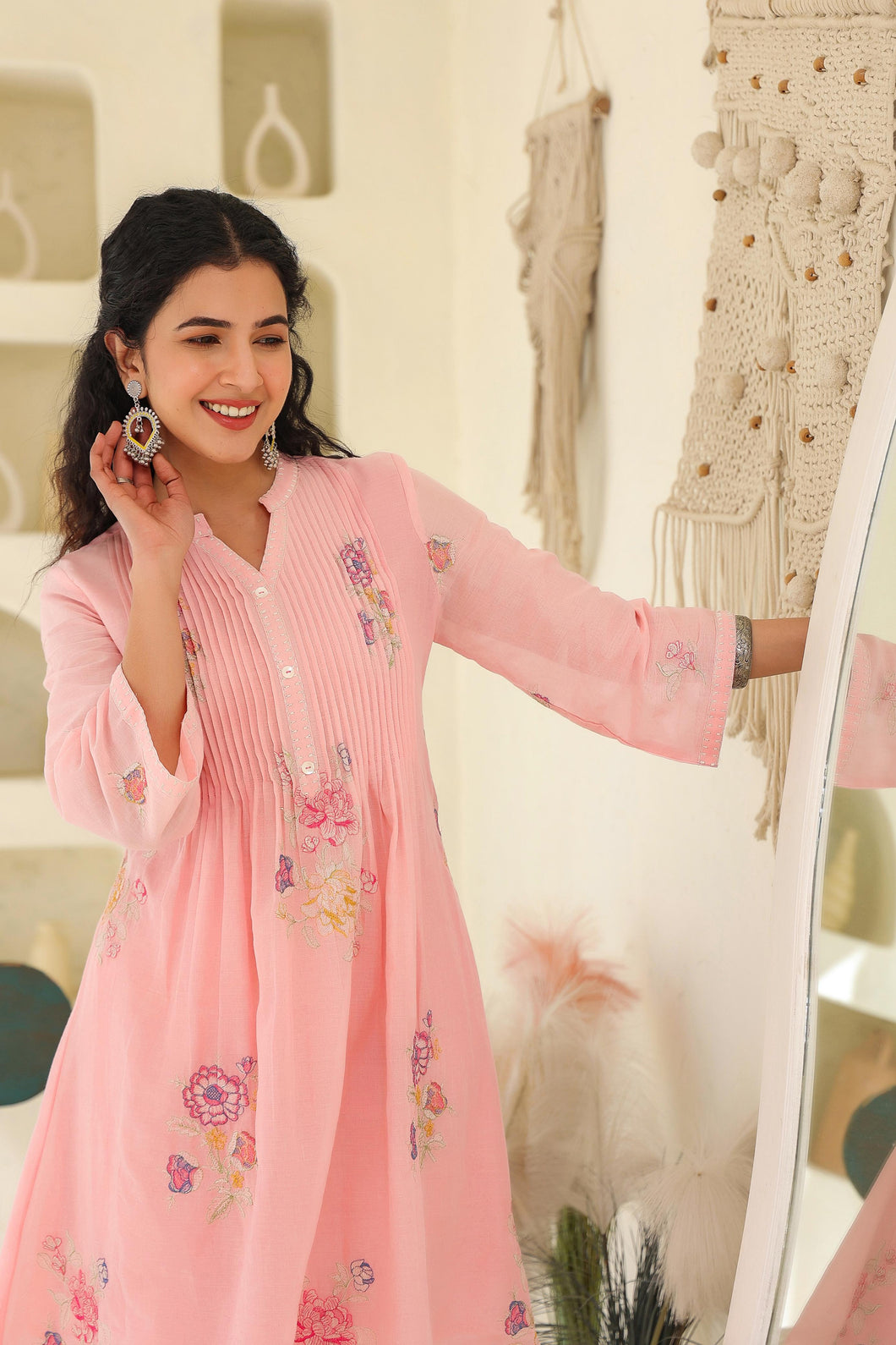 Cotton Mul Kurta and Pant set