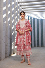 Load image into Gallery viewer, Shruti_Anarkali Suit Set _ Cotton_ dusty rose pink
