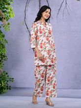 Load image into Gallery viewer, White Kurta &amp; Pant Co-ord Set -- PLUS SIZES ONLY
