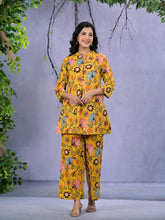 Load image into Gallery viewer, Yellow Casual Kurta &amp; Pant Co-ord Set - PLUS SIZES ONLY
