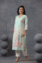 Load image into Gallery viewer, Blossom Kurta &amp; Pant Co-ord Set
