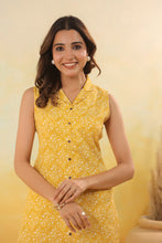 Load image into Gallery viewer, Yellow Rayon Co-ord Set
