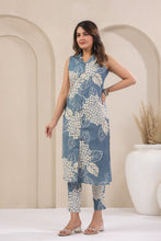Load image into Gallery viewer, Cotton coord set - Powder Blue

