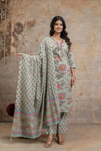 Load image into Gallery viewer, Kurta Pant &amp; Dupatta Suit Set

