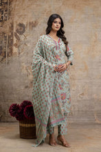 Load image into Gallery viewer, Kurta Pant &amp; Dupatta Suit Set
