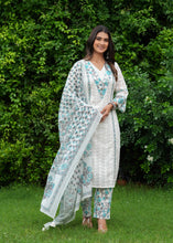 Load image into Gallery viewer, Kurta Pant &amp; Dupatta Suit Set
