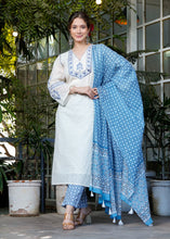 Load image into Gallery viewer, Kurta Pant &amp; Dupatta Suit Set
