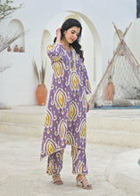Load image into Gallery viewer, Pretty in Purple Kurta &amp; Pant Coord Set
