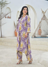 Load image into Gallery viewer, Pretty in Purple Kurta &amp; Pant Coord Set

