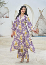 Load image into Gallery viewer, Pretty in Purple Kurta &amp; Pant Coord Set
