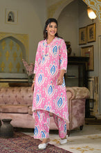 Load image into Gallery viewer, Pretty in Pink Kurta &amp; Pant Coord Set
