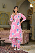 Load image into Gallery viewer, Pretty in Pink Kurta &amp; Pant Coord Set
