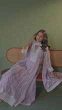 Load and play video in Gallery viewer, Naazuk _ Anarkali Suit Set _ Lavendar
